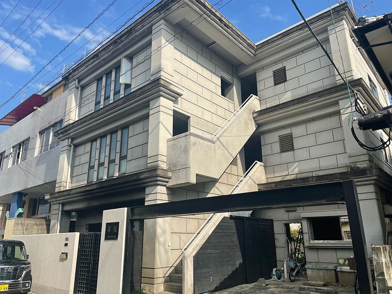熊本県中央区水前寺M様邸、外壁塗装工事